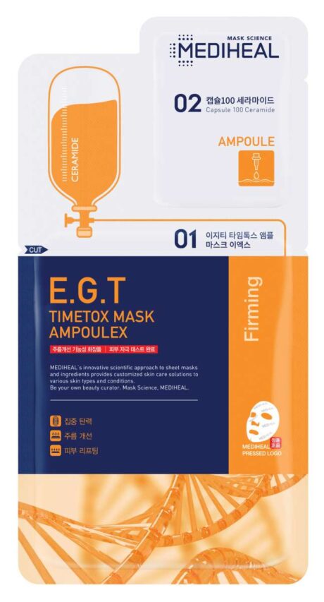 mediheal egt timetox ampoulex mask