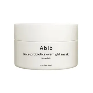 abib rice probiotics overnight mask barrier jelly