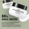 snail mucin 88 peptide facial cream4