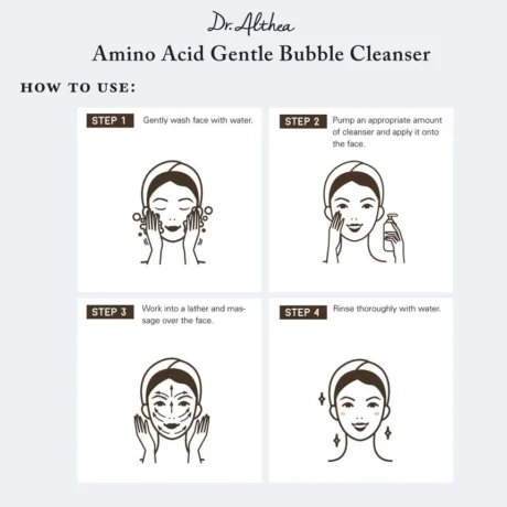 amino acid gentle bubble cleanser 10