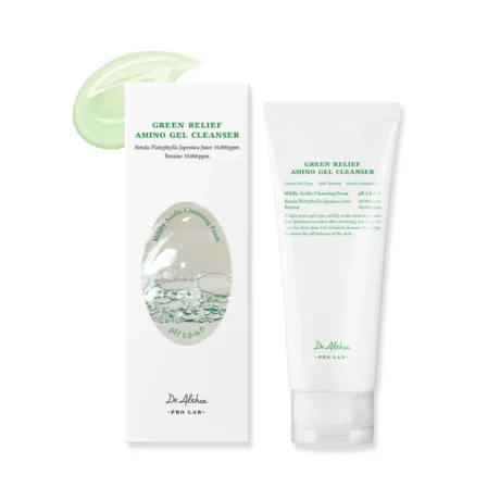 green relief amino gel cleanser