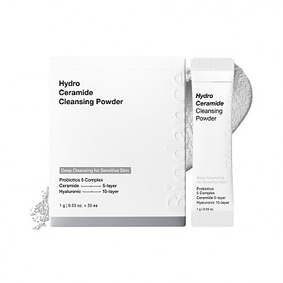 hydro ceramide cleansing powder