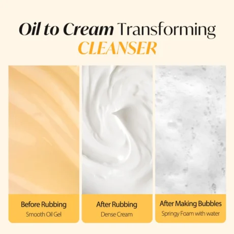 return oil cream cleanser 3