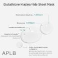 glutathione niacinamide sheet mask 4