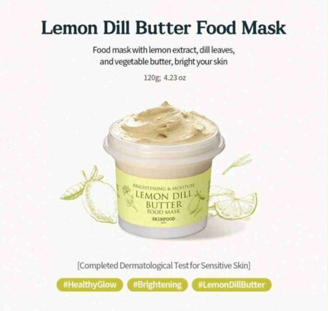 lemon dill butter food mask 4