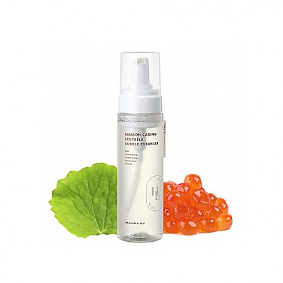 salmon caring centella bubble cleanser