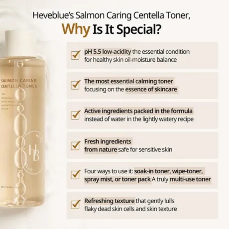 salmon caring centella toner 8